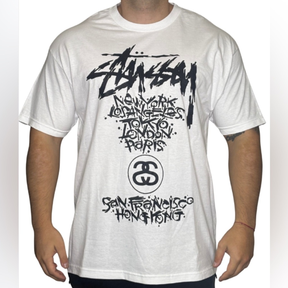 Stussy Pushead Tour Tee – White (Size XL)